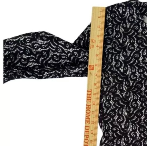 J Crew Black Lace Peplum Top Small - Picture 11 of 16